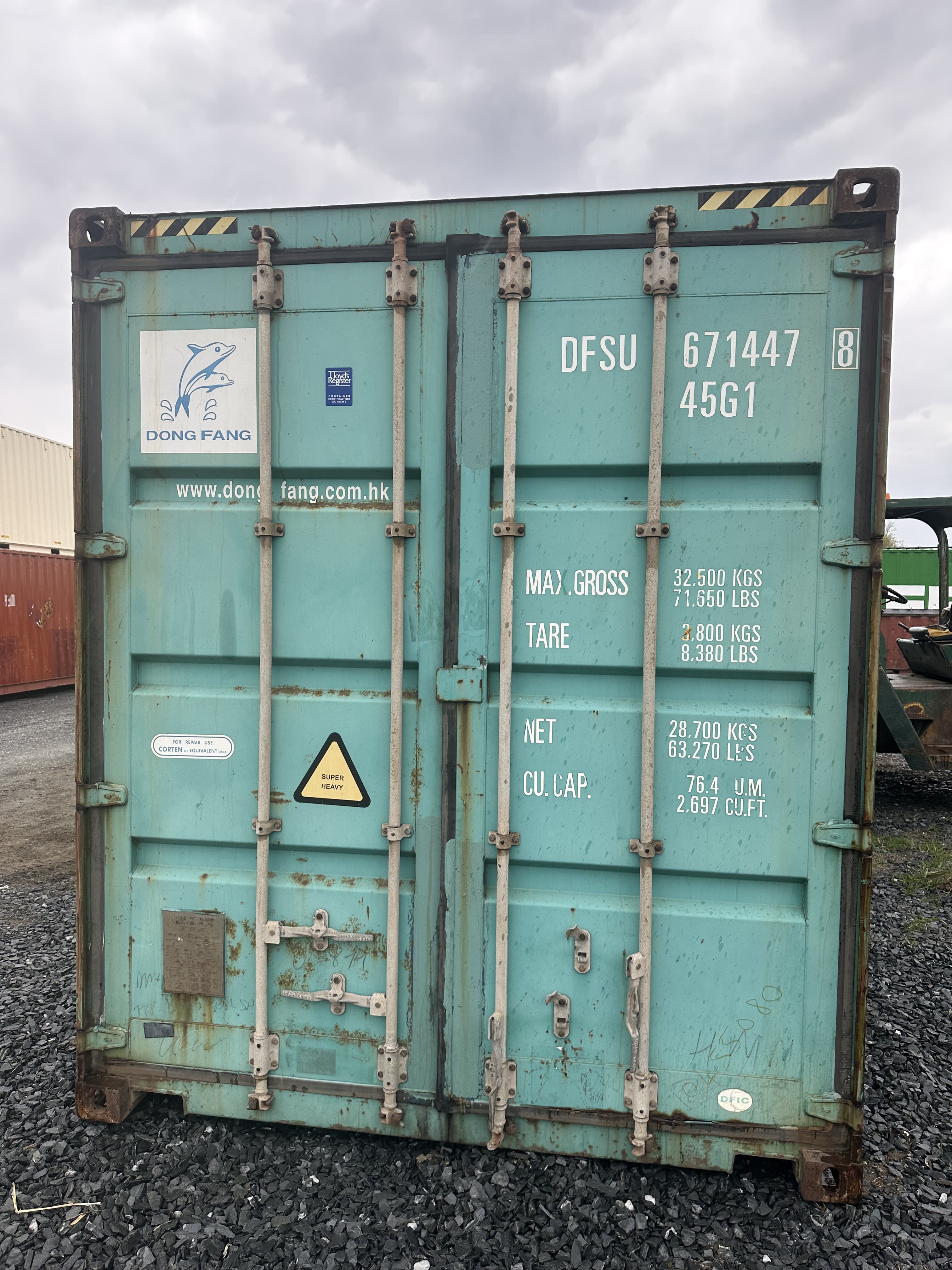 40' High Cube — Wind & Watertight (WWT)